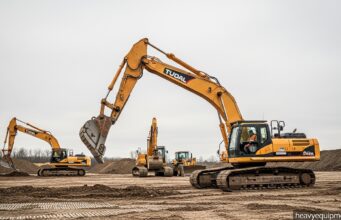 Best Excavators for Large-Scale Construction Projects (2026 Guide) Large hydraulic excavator working on a large-scale construction project in 2026 heavy equipment machinery